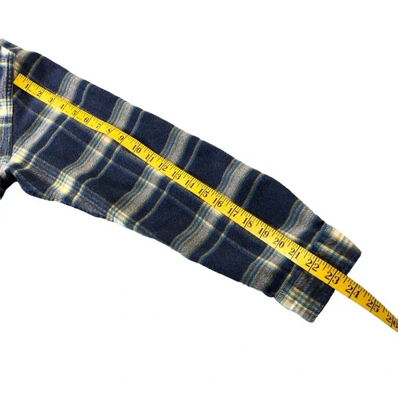 Patagonia Mens Medium Blue Plaid Organic Cotton Button Down Shirt, 53947, Fjord - Picture 10 of 10